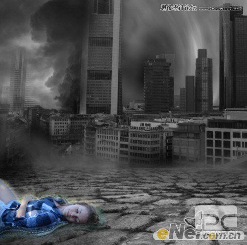 Photoshop合成电影中世界末日城市场景教程
