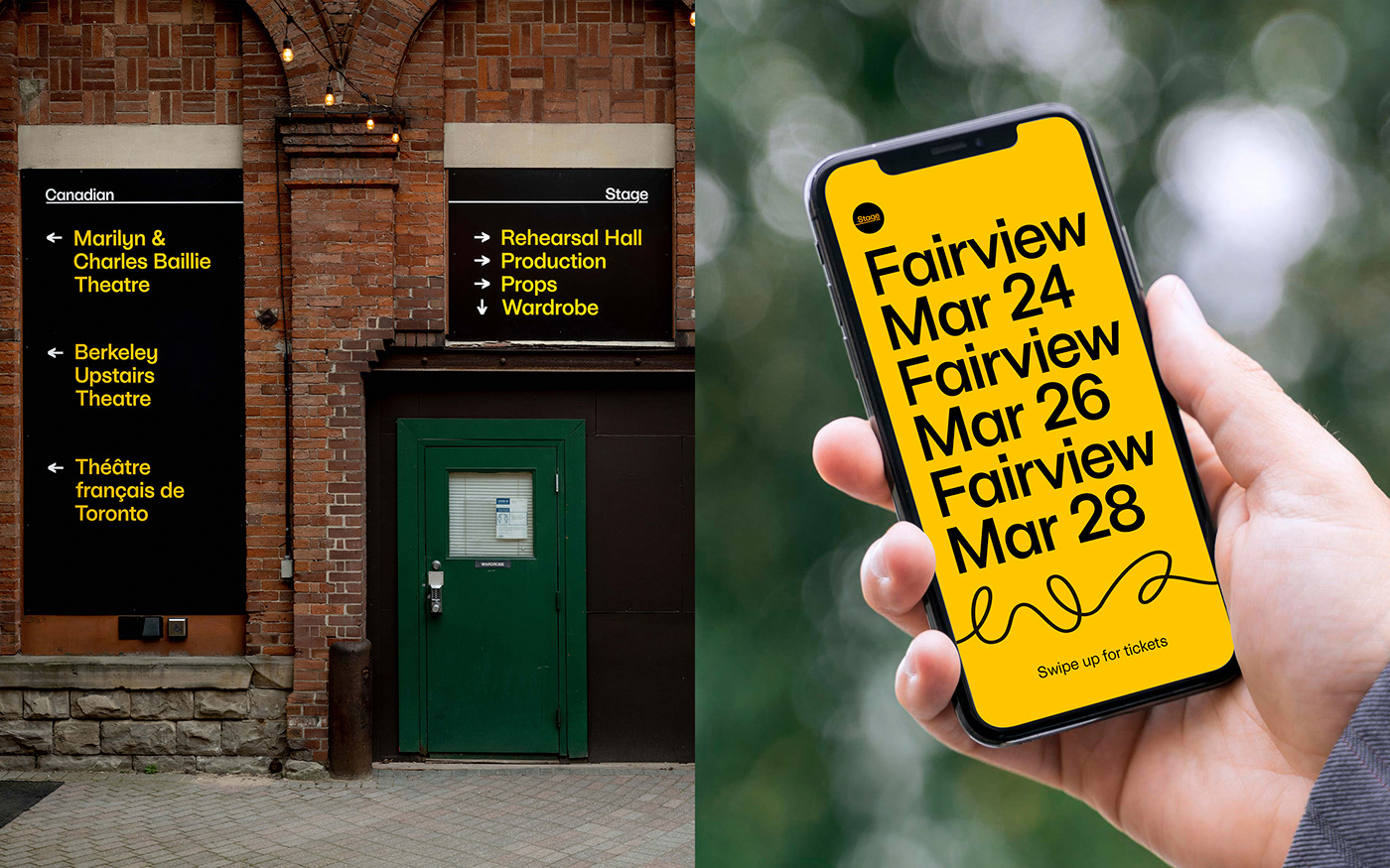 加拿大舞台艺术公司Canadian Stage品牌形象设计