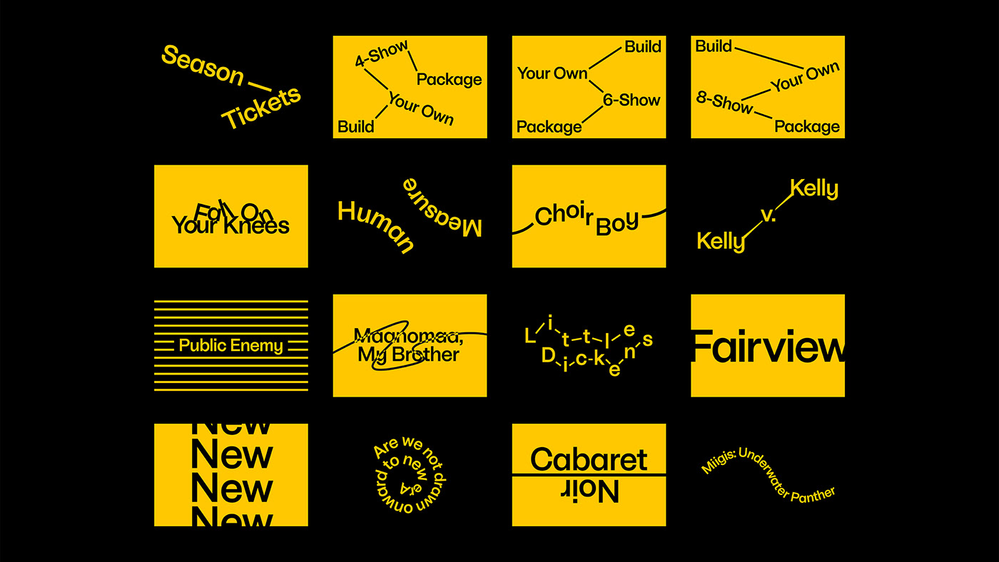 加拿大舞台艺术公司Canadian Stage品牌形象设计