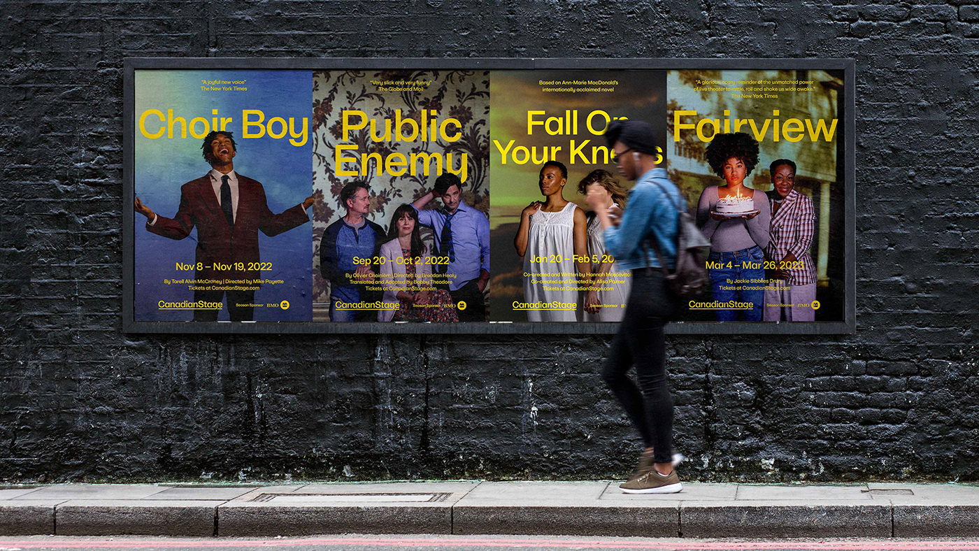 加拿大舞台艺术公司Canadian Stage品牌形象设计