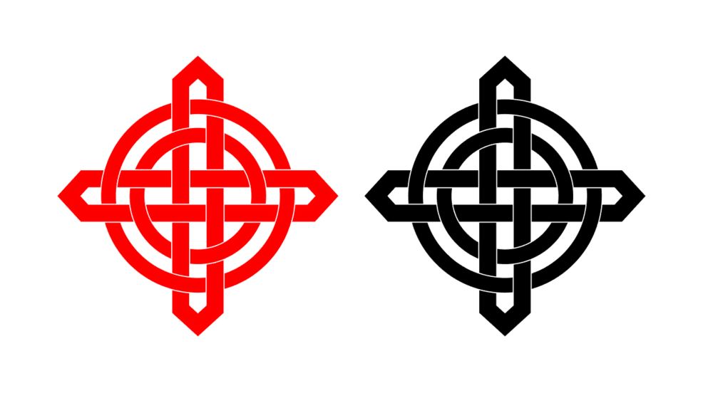 Illustrator制作编织效果图标，AI设计中国风编织图案过程