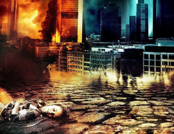 Photoshop合成电影中世界末日城市场景图片教程