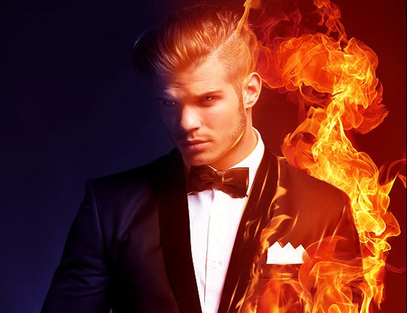 Photoshop合成超酷的火焰燃烧人物效果图片教程