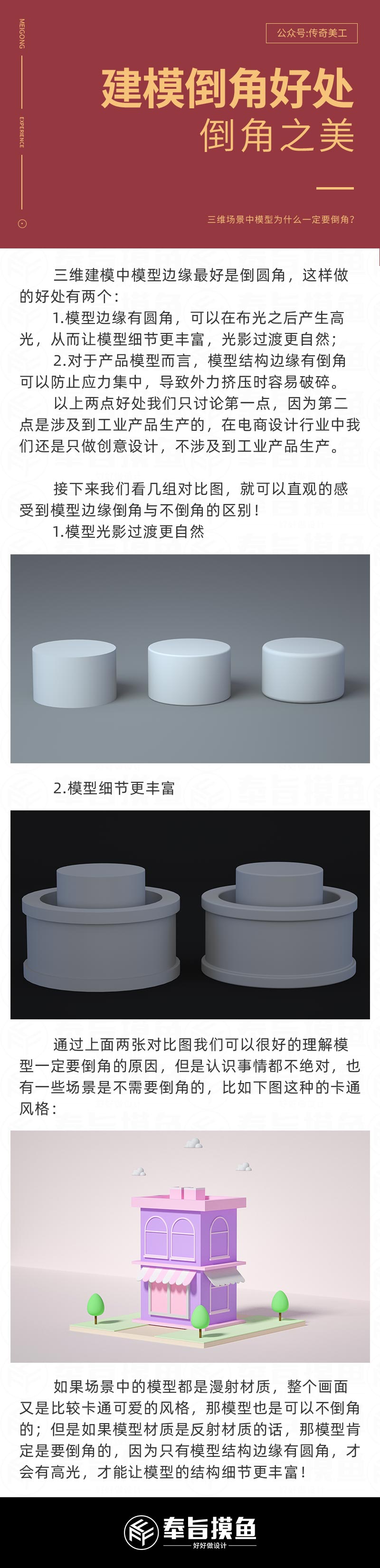 C4D<a href=/photoshop/ target=_blank class=infotextkey>教程</a>:三维场景中模型为什么要倒角