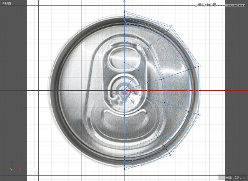 C4D制作逼真的可口可乐易拉罐模型
