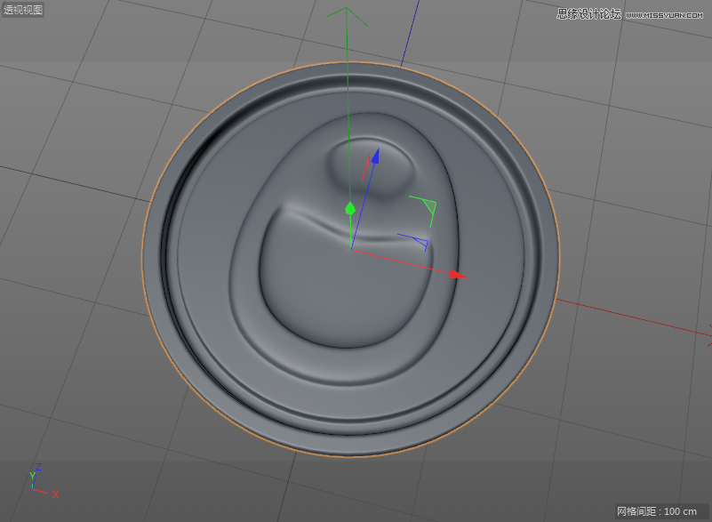 C4D制作逼真的可口可乐易拉罐模型