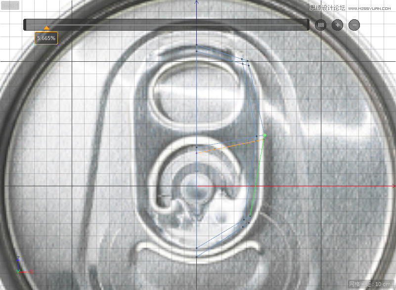C4D制作逼真的可口可乐易拉罐模型