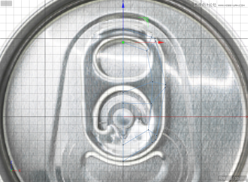 C4D制作逼真的可口可乐易拉罐模型