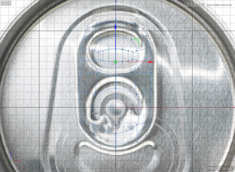 C4D制作逼真的可口可乐易拉罐模型