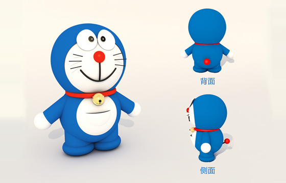 C4D制作机器猫哆啦A梦建模及渲染设计教程