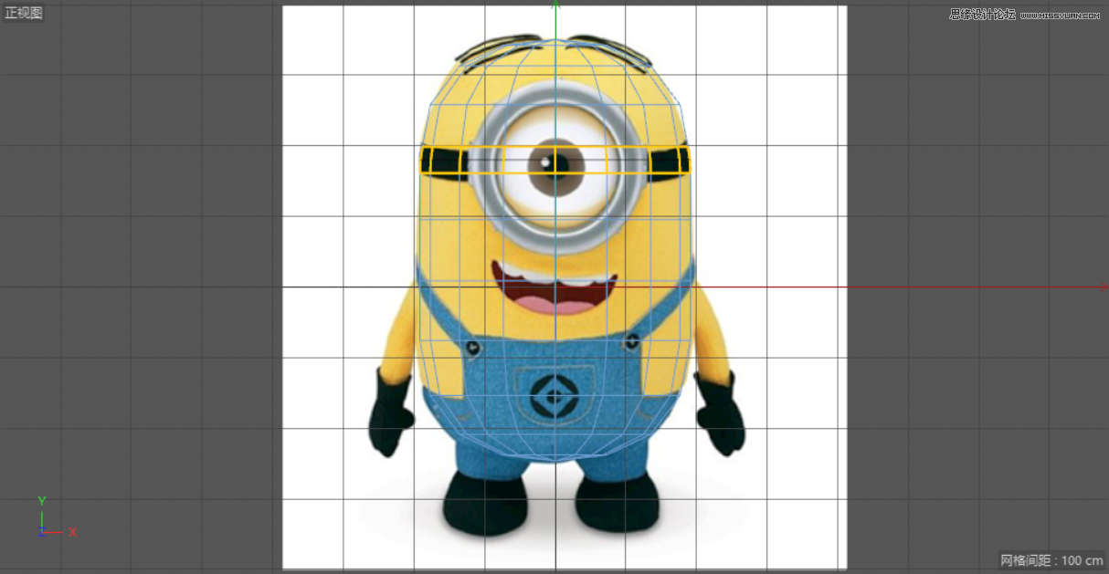 C4D制作呆萌的小黄人建模教程