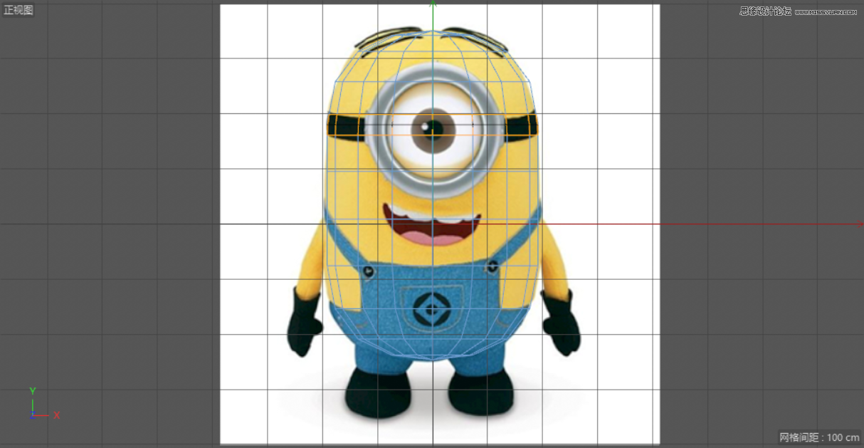 C4D制作呆萌的小黄人建模教程