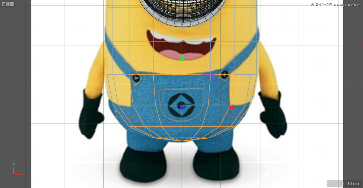 C4D制作呆萌的小黄人建模教程