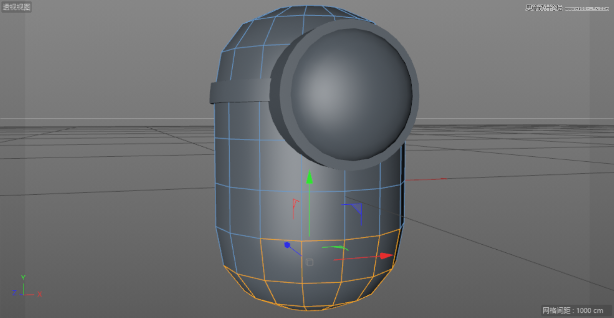 C4D制作呆萌的小黄人建模教程