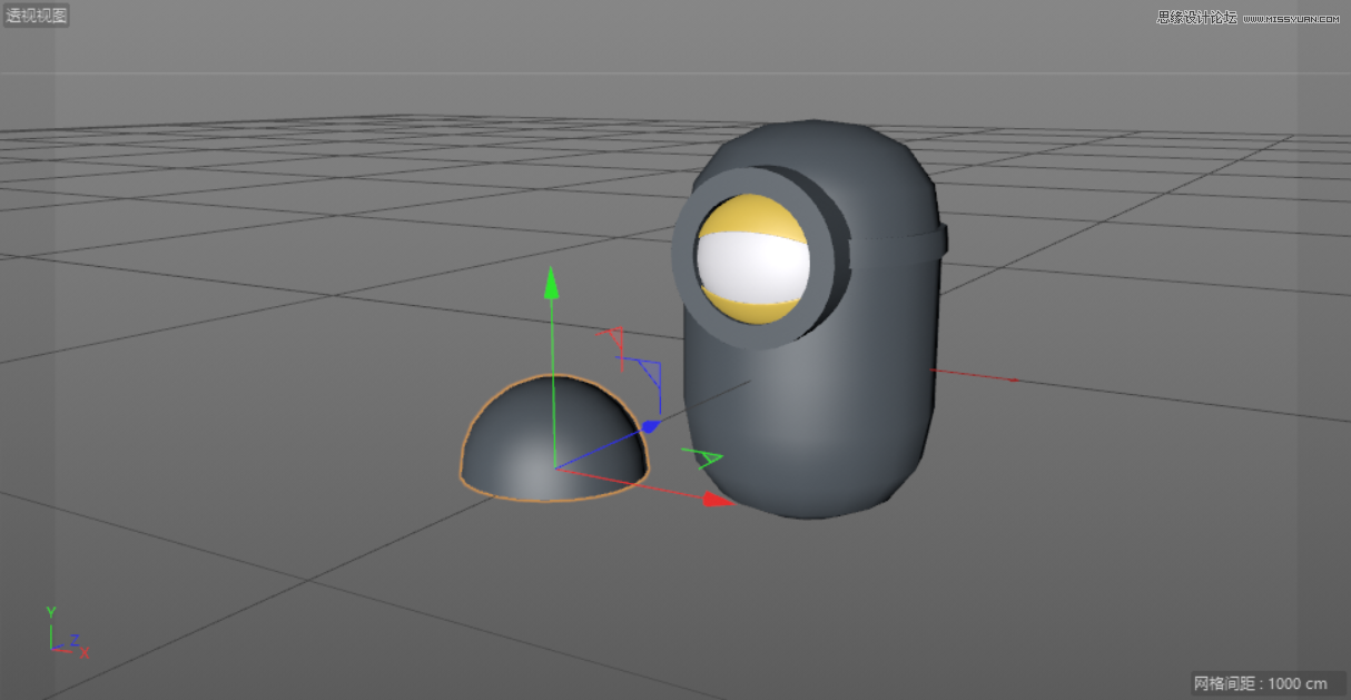 C4D制作呆萌的小黄人建模教程