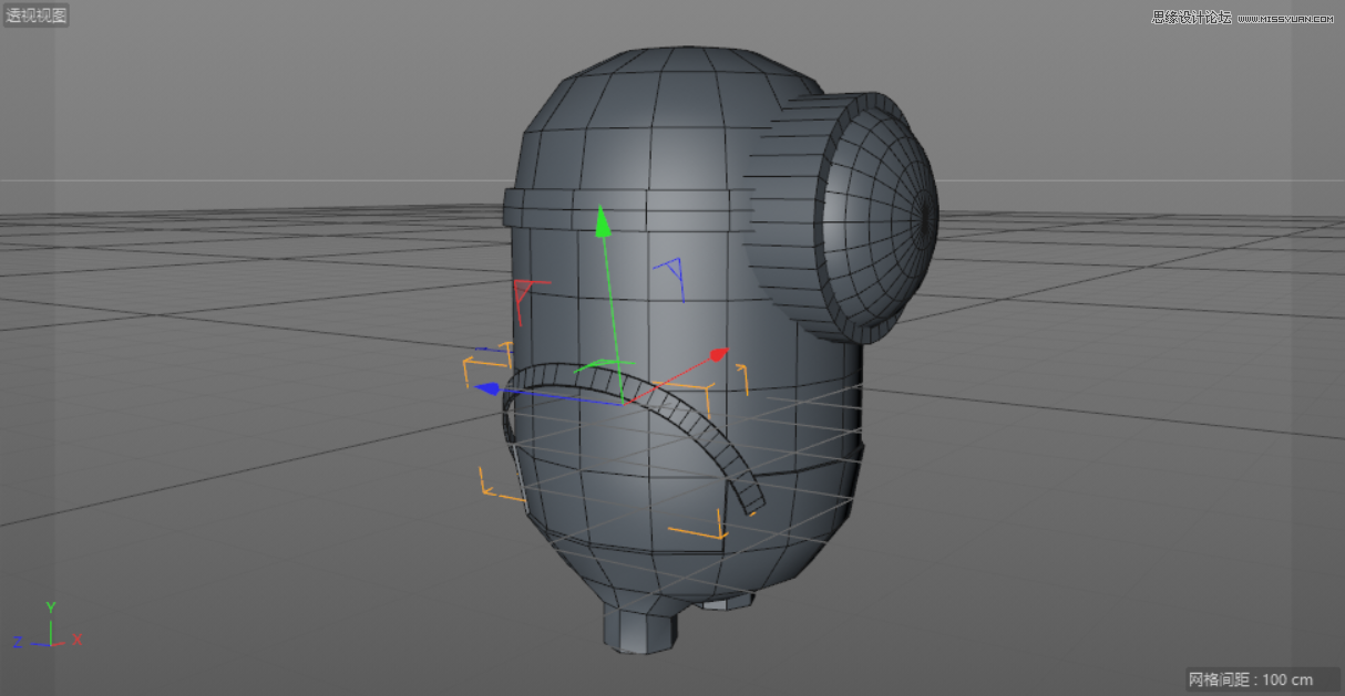 C4D制作呆萌的小黄人建模教程