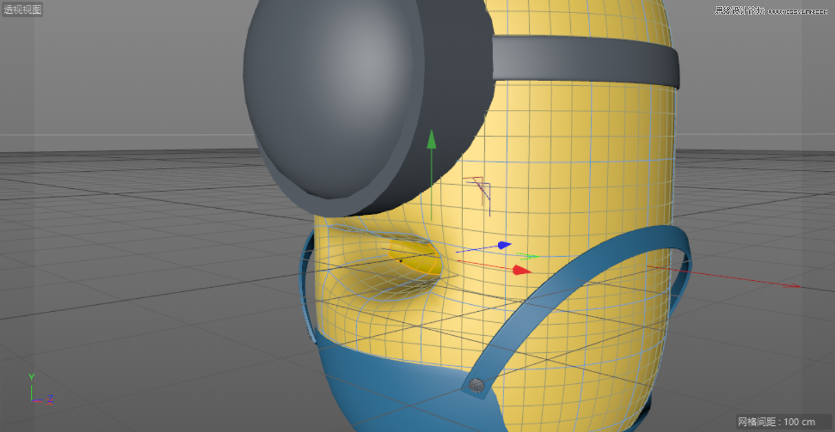 C4D制作呆萌的小黄人建模教程