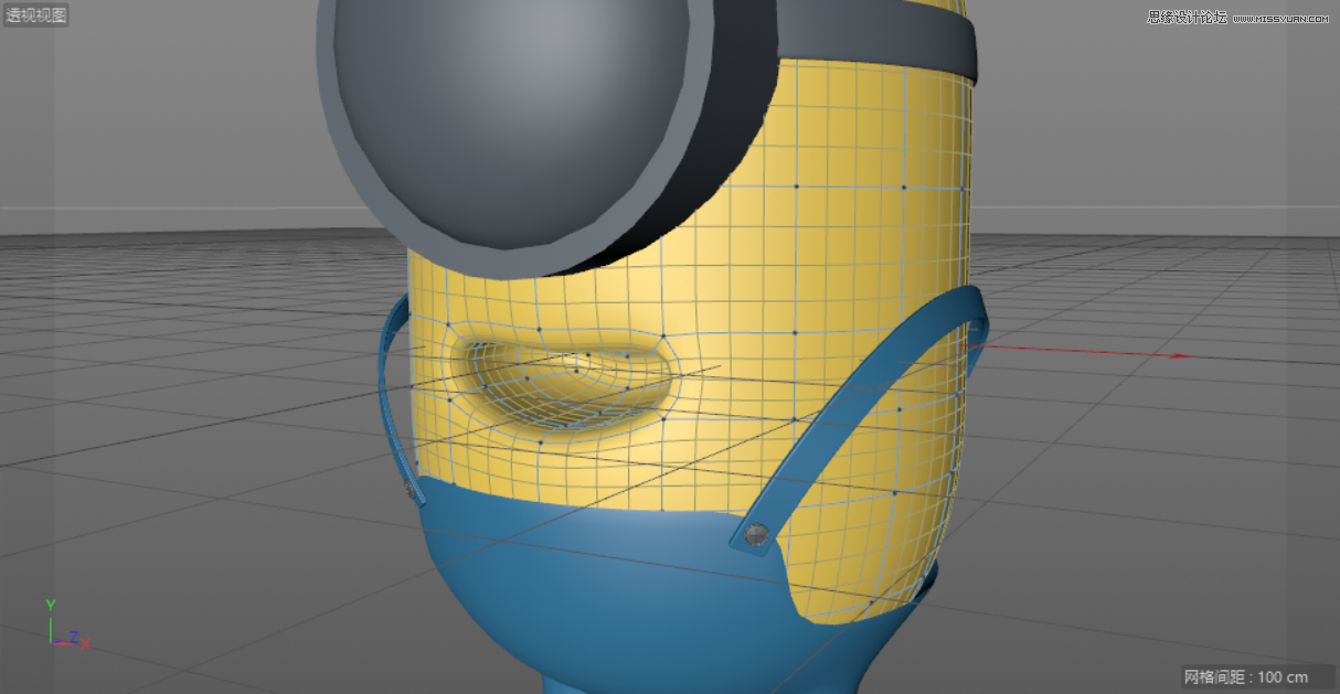 C4D制作呆萌的小黄人建模教程