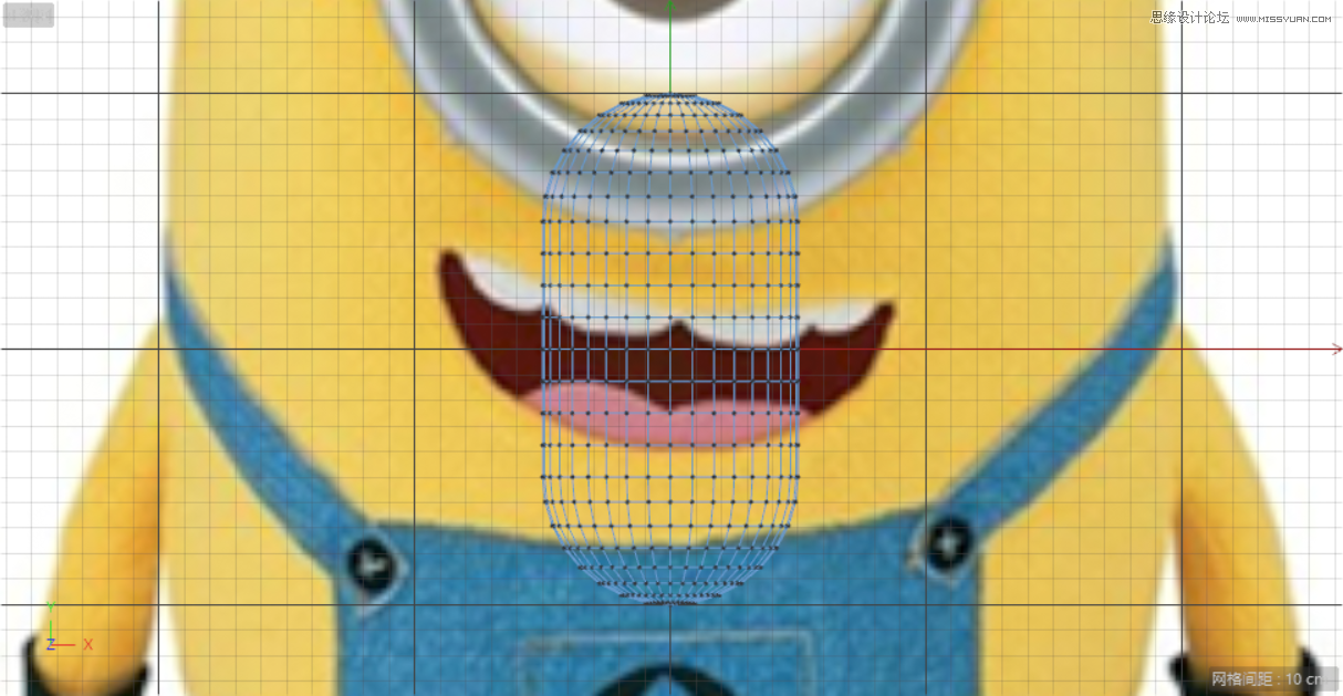 C4D制作呆萌的小黄人建模教程