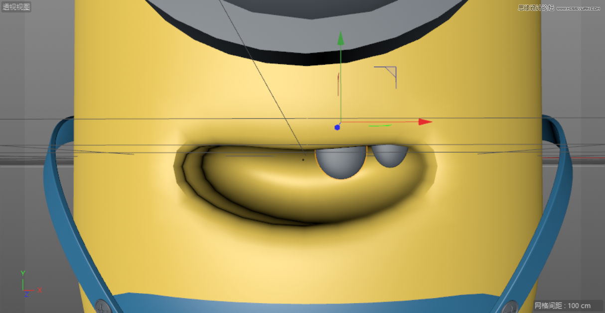 C4D制作呆萌的小黄人建模教程