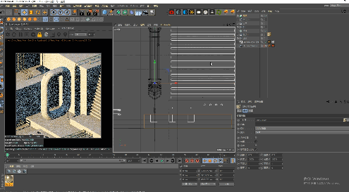C4D制作孟菲斯风格的时尚海报