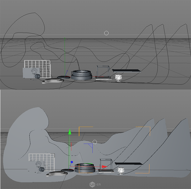 C4D结合PS制作电商化妆品场景海报设计教程