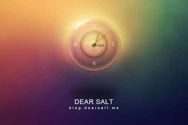 Photoshop制作绚丽时尚的闹钟图标设计教程