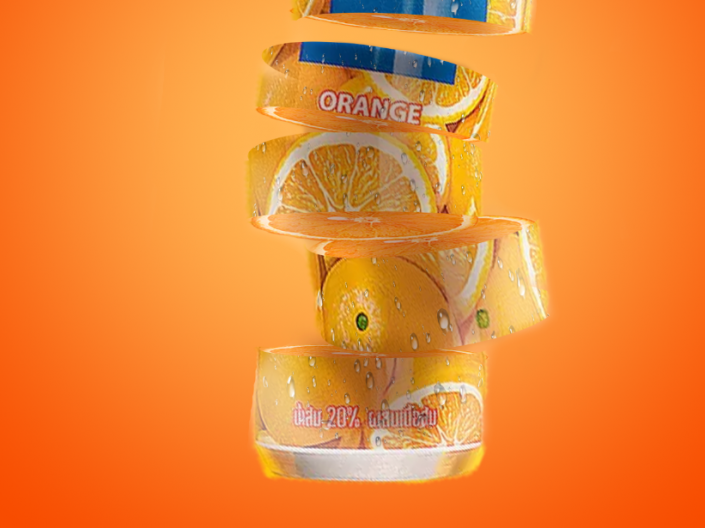 Photoshop制作被切割的易拉罐效果图