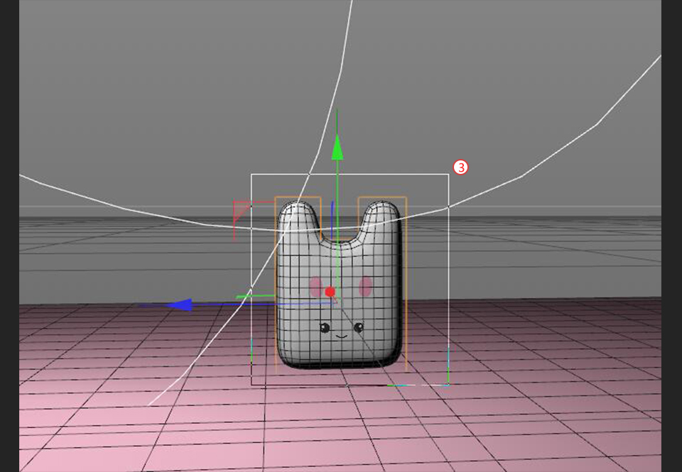 C4D详细解析萌萌哒小兔子建模教程