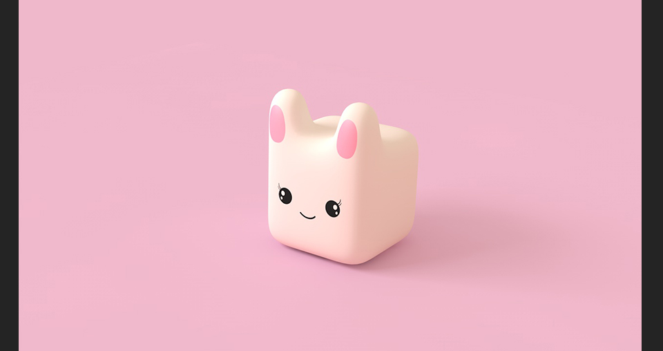 C4D详细解析萌萌哒小兔子建模教程