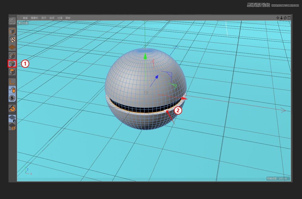 C4D制作圆形的宠物小精灵建模教程