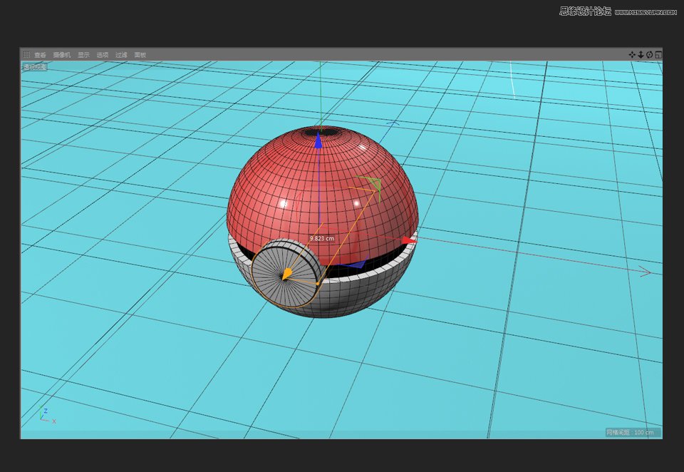 C4D制作圆形的宠物小精灵建模教程