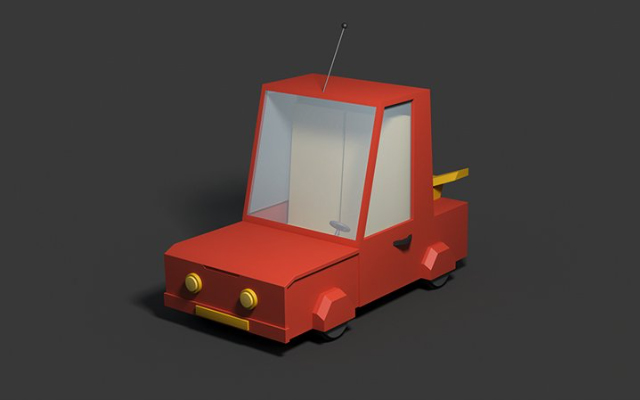 C4D制作逼真的乐高小汽车建模设计教程