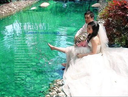 Photoshop调出浪漫色调效果的婚纱照片调色教程