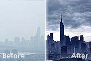 使用Photoshop把灰蒙蒙的城市照片处理成清晰的城市大片