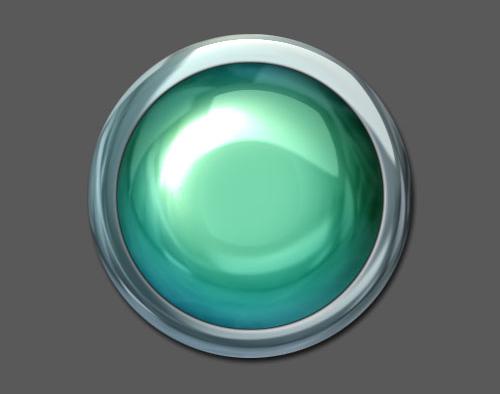 Photoshop滤镜制作高质感水晶按钮图标设计教程