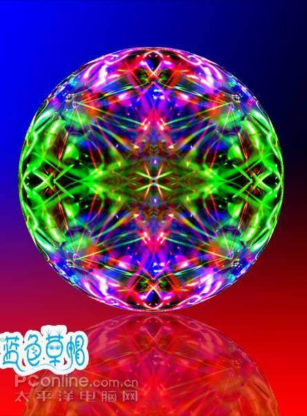 Photoshop滤镜打造超炫魔幻球效果图片教程