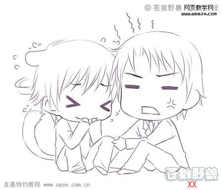 PS绘制可爱卡通Q版漫画的方法与技巧,PSDEE.COOM