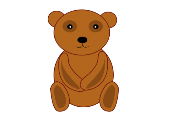 如何用Photoshop鼠绘一只棕色的卡通小熊