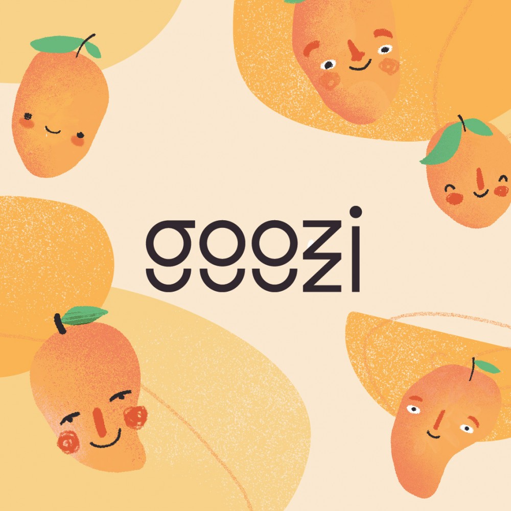 磨砂风格GooziGoozi果酒包装设计欣赏