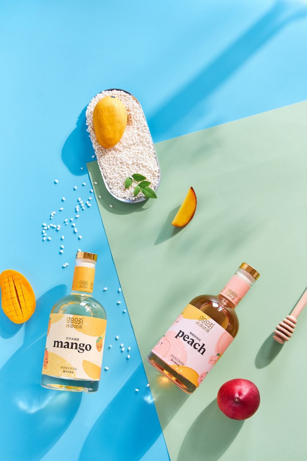 磨砂风格GooziGoozi果酒包装设计欣赏