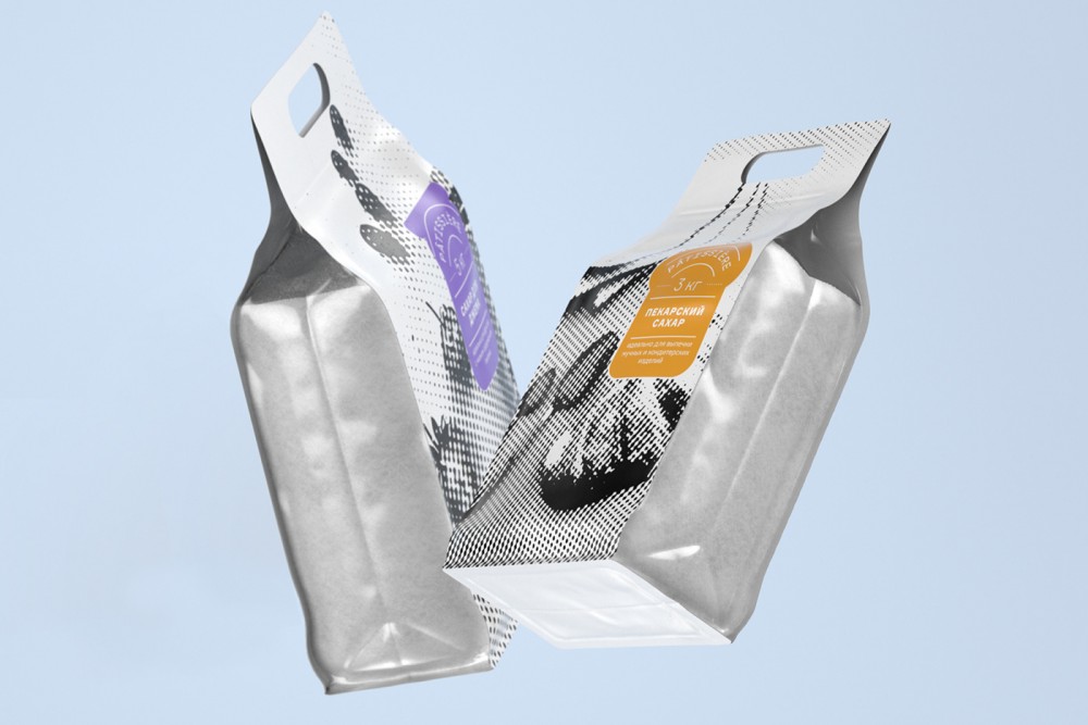 半调网纹风格Patissiere糖包装设计欣赏