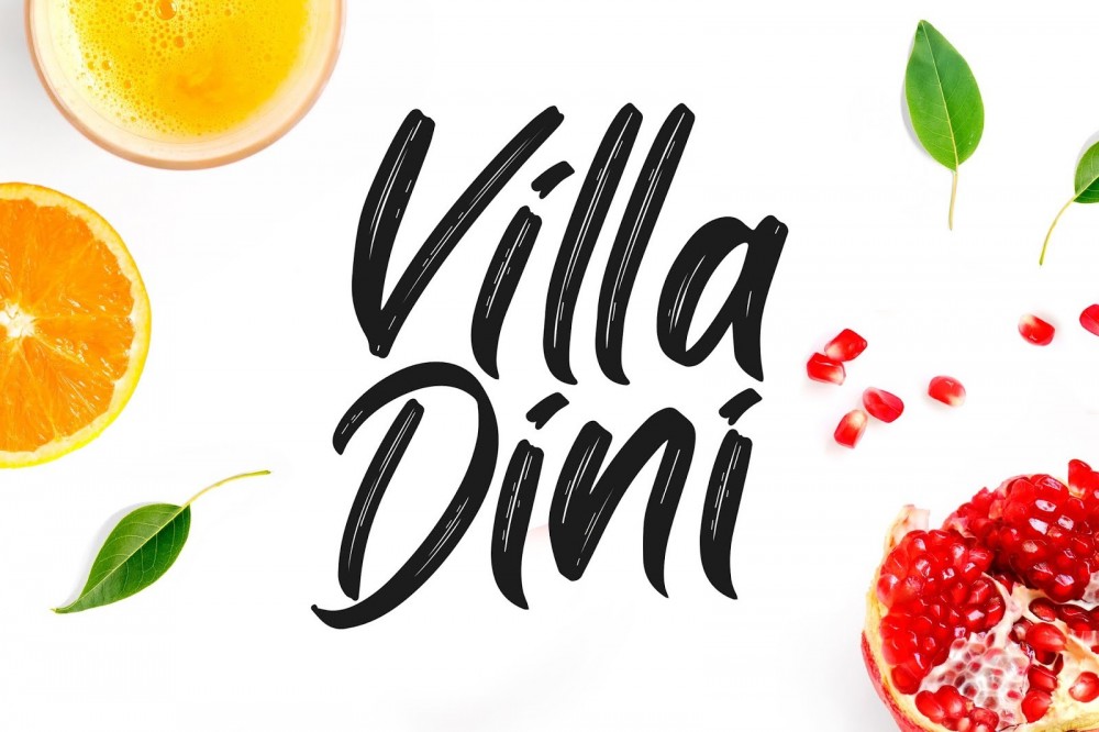 Villa Dini果汁包装设计欣赏