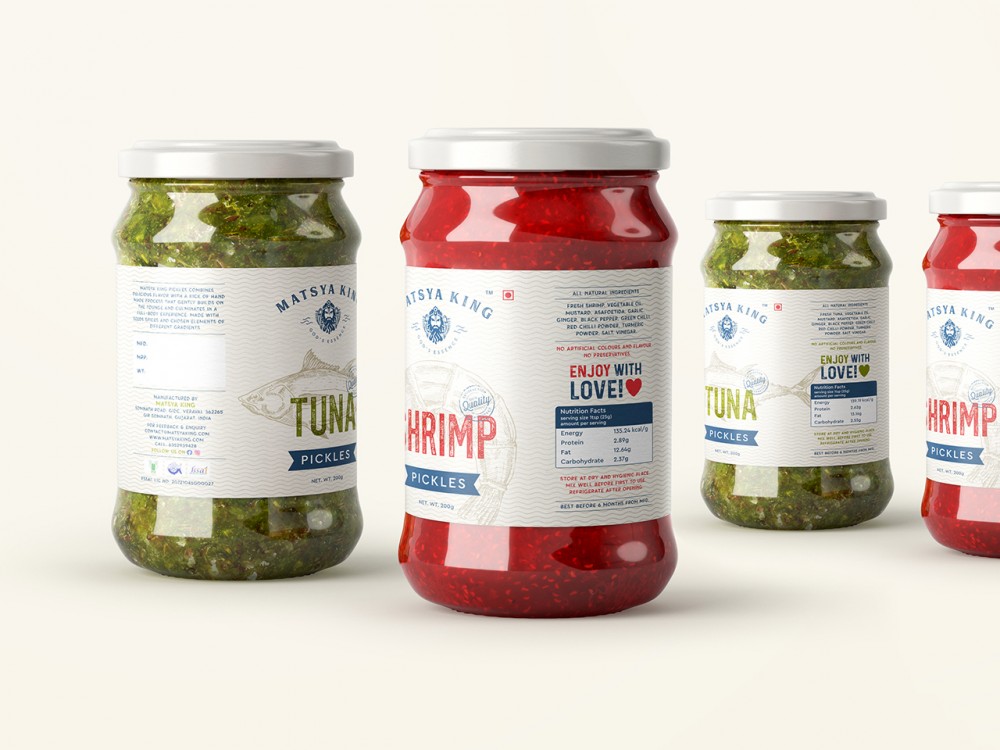 印度MatsyaKing泡菜包装设计作品欣赏