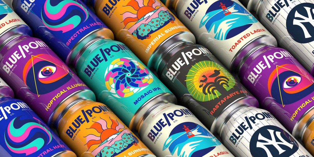 Blue Point精酿啤酒品牌包装设计欣赏