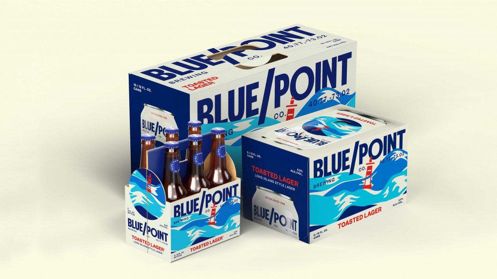 Blue Point精酿啤酒品牌包装设计作品欣赏