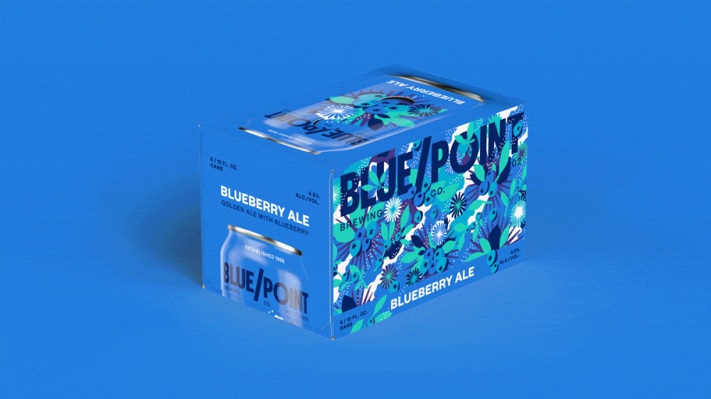 Blue Point精酿啤酒品牌包装设计欣赏