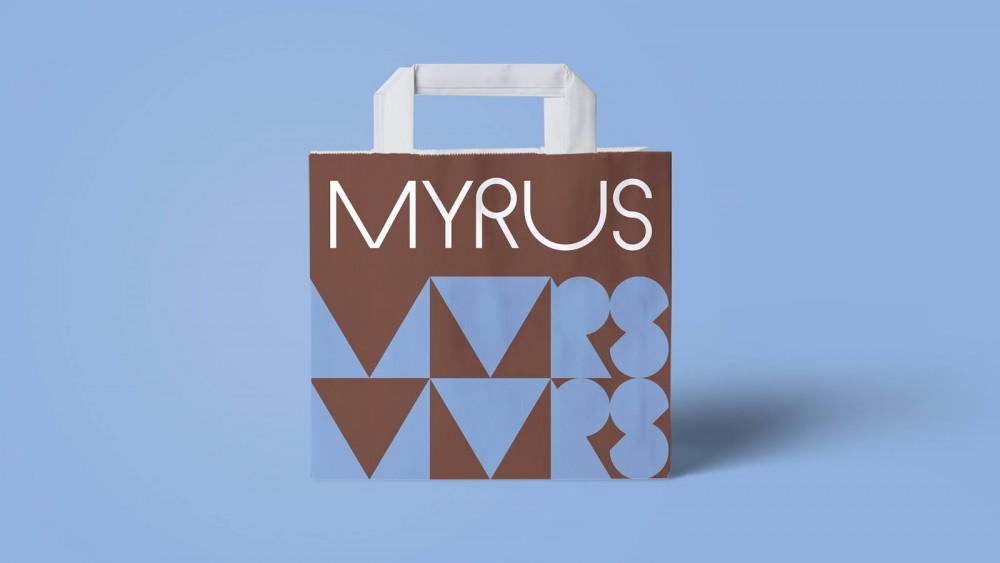 简约的MYRUS咖啡概念包装设计欣赏