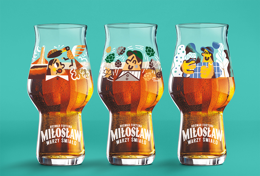 知名品牌MILOSLAW啤酒包装设计欣赏