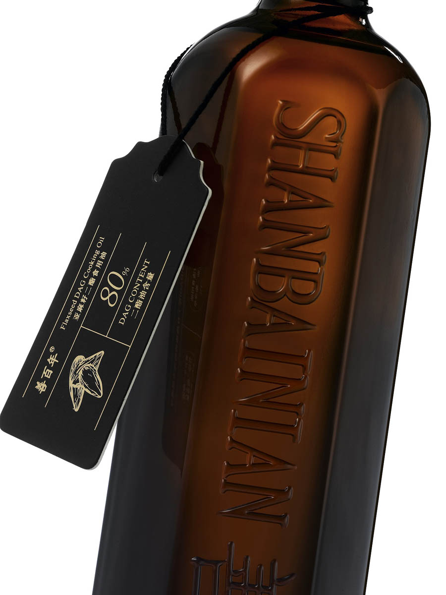 善百年亚麻籽油包装设计欣赏